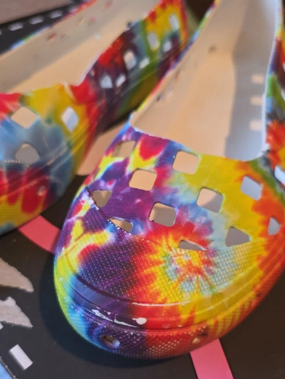 Vans Kids Tie-Dye Slip-On Water Shoes - Rainbow